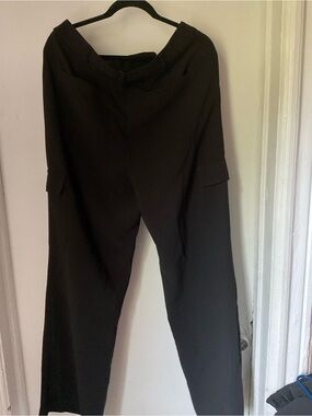 Express Ladies Black Cargo Pants